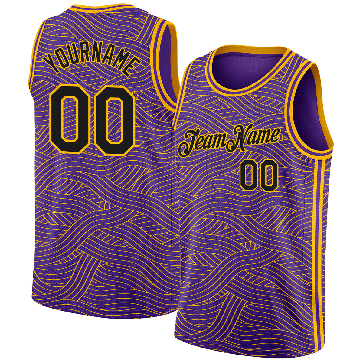 Black-Purple Custom Basketball Jersey – The Jersey Nation