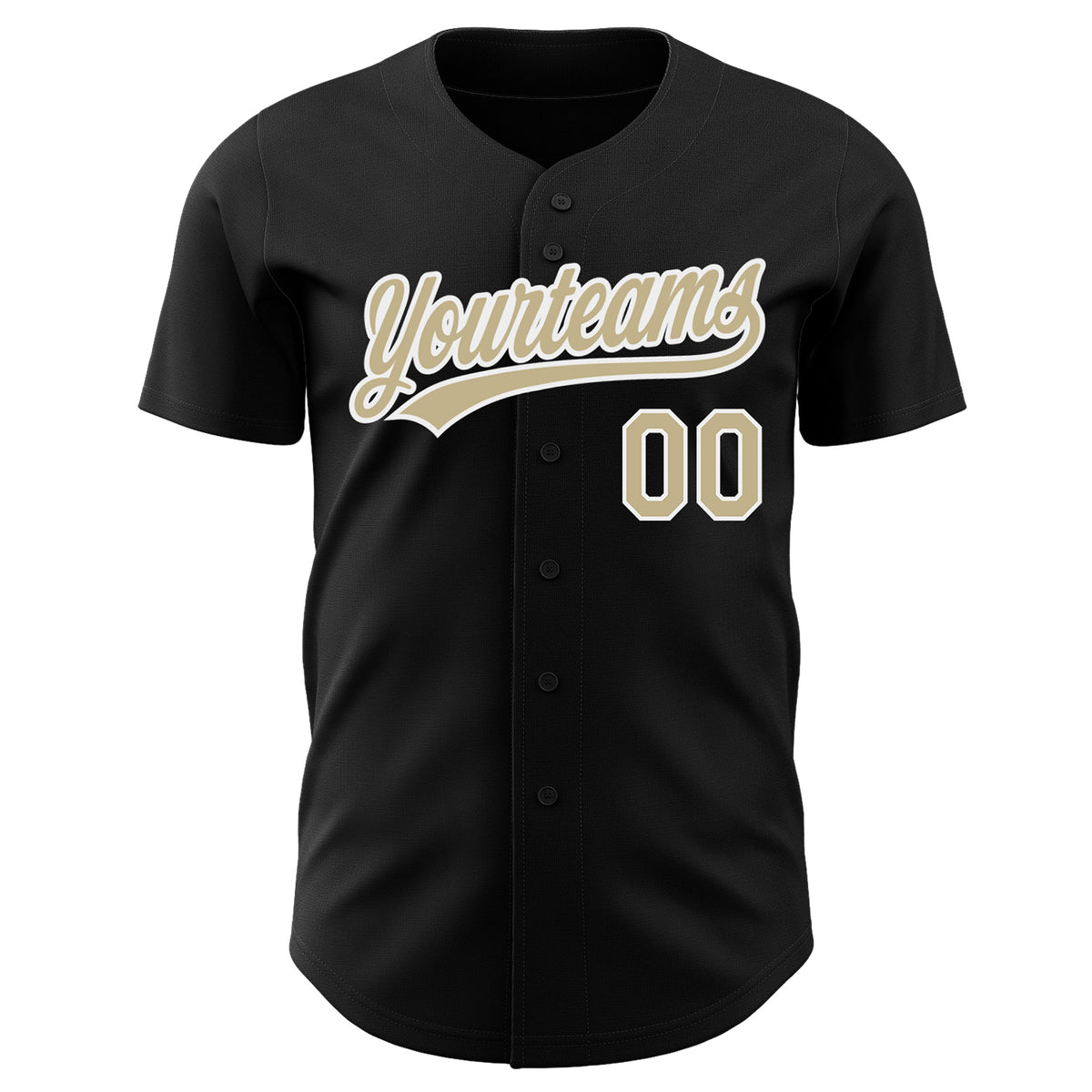 WMCC Custom Black Vegas Gold-White Authentic Baseball Jersey w/ TeamNa –  StickerDad & ShirtMama