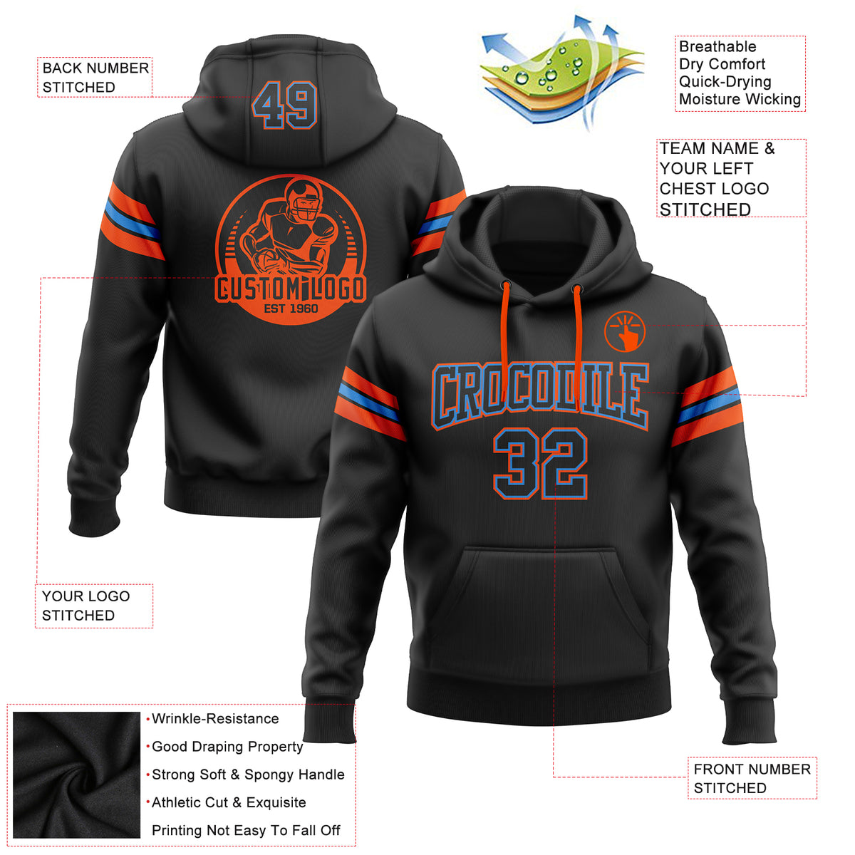 Custom Chicago Bears salute to service hoodie new design 