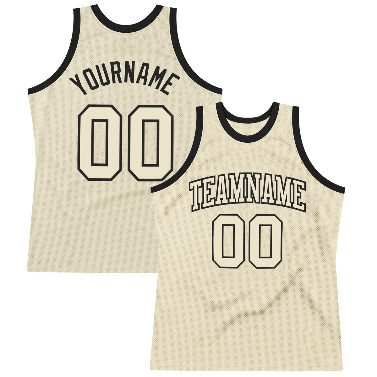 Custom Cream Purple-Black Authentic Throwback Basketball Jersey