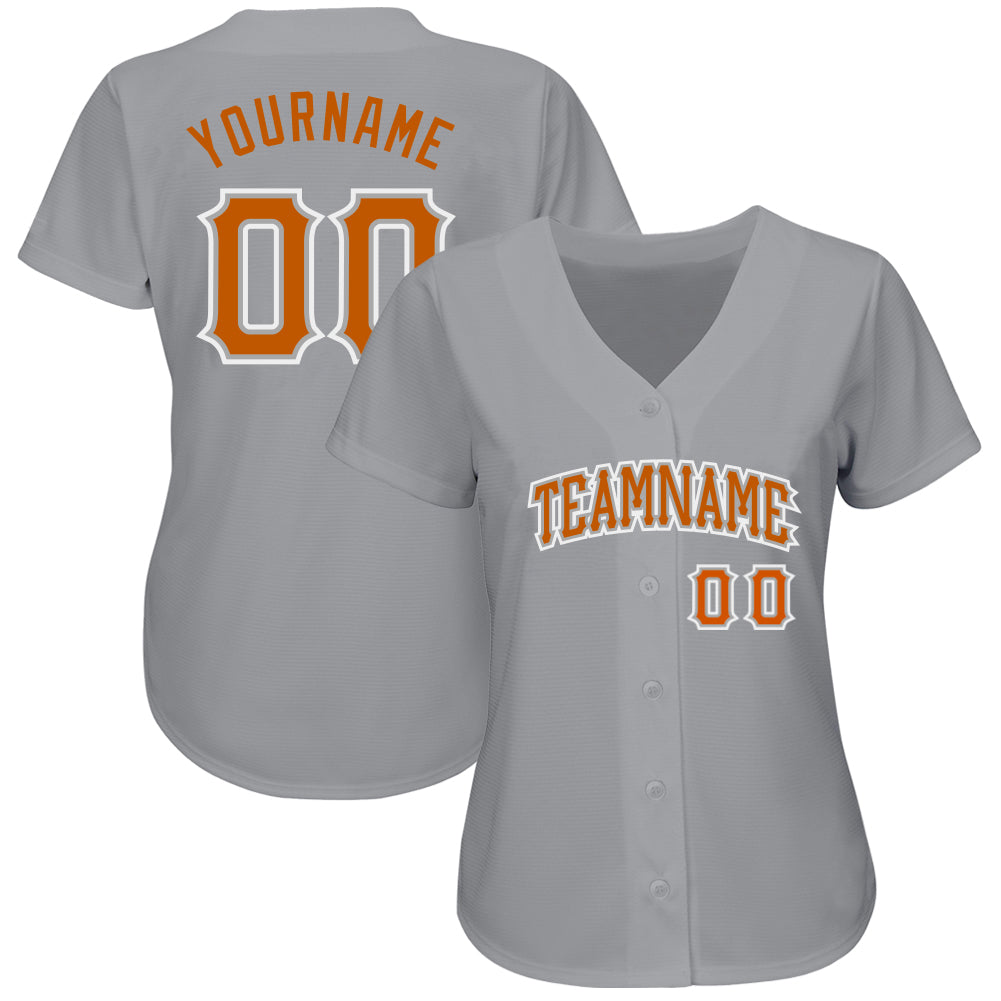 Texas Baseball Jersey - Grey