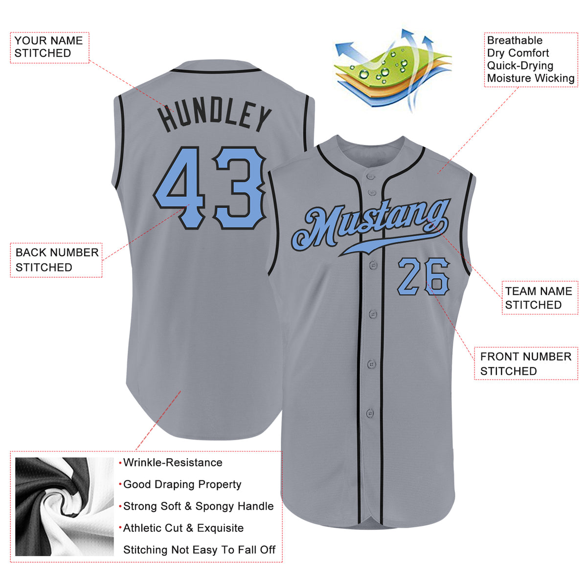 Sale Build Dark Gray Baseball Authentic White Father's Day Jersey Light  Blue – CustomJerseysPro