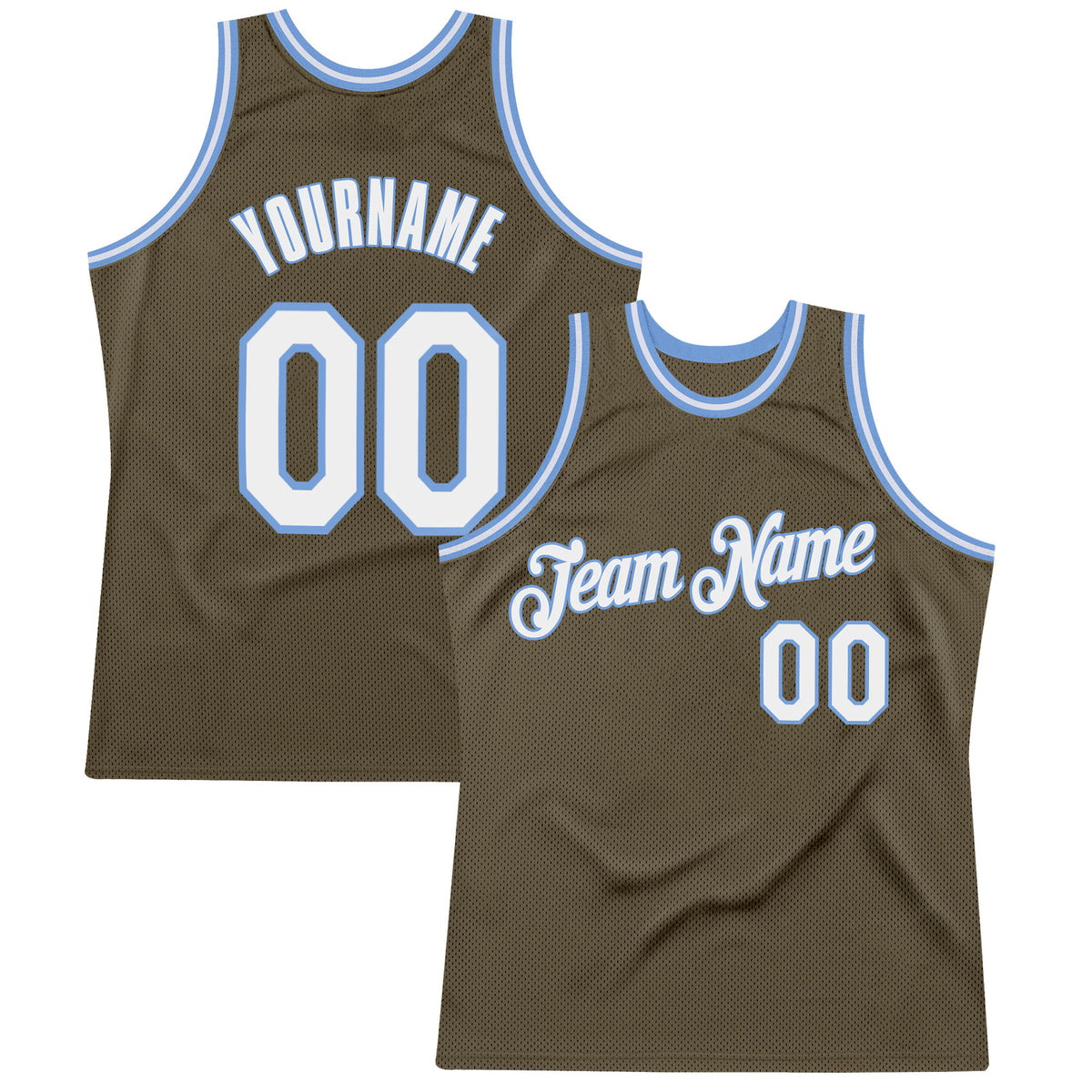 Custom Team Black Basketball Light Blue Rib-Knit Jersey Red