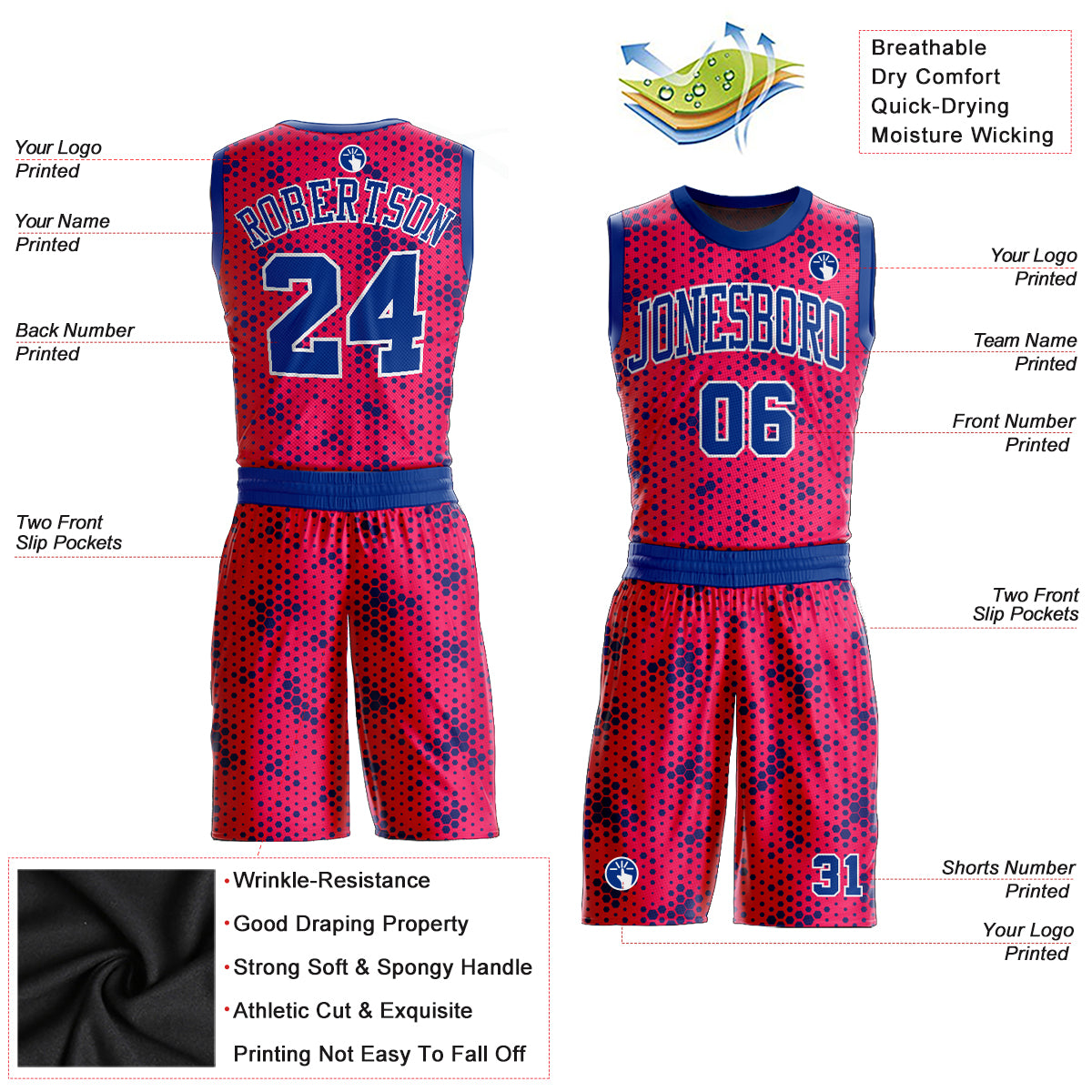 Chicago classic Rose 2 Sublimation Jersey With Customized Name and Number