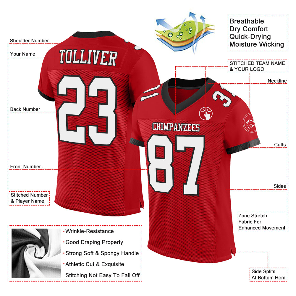 Buccaneers Throwback Limited Custom Jersey - All Stitched