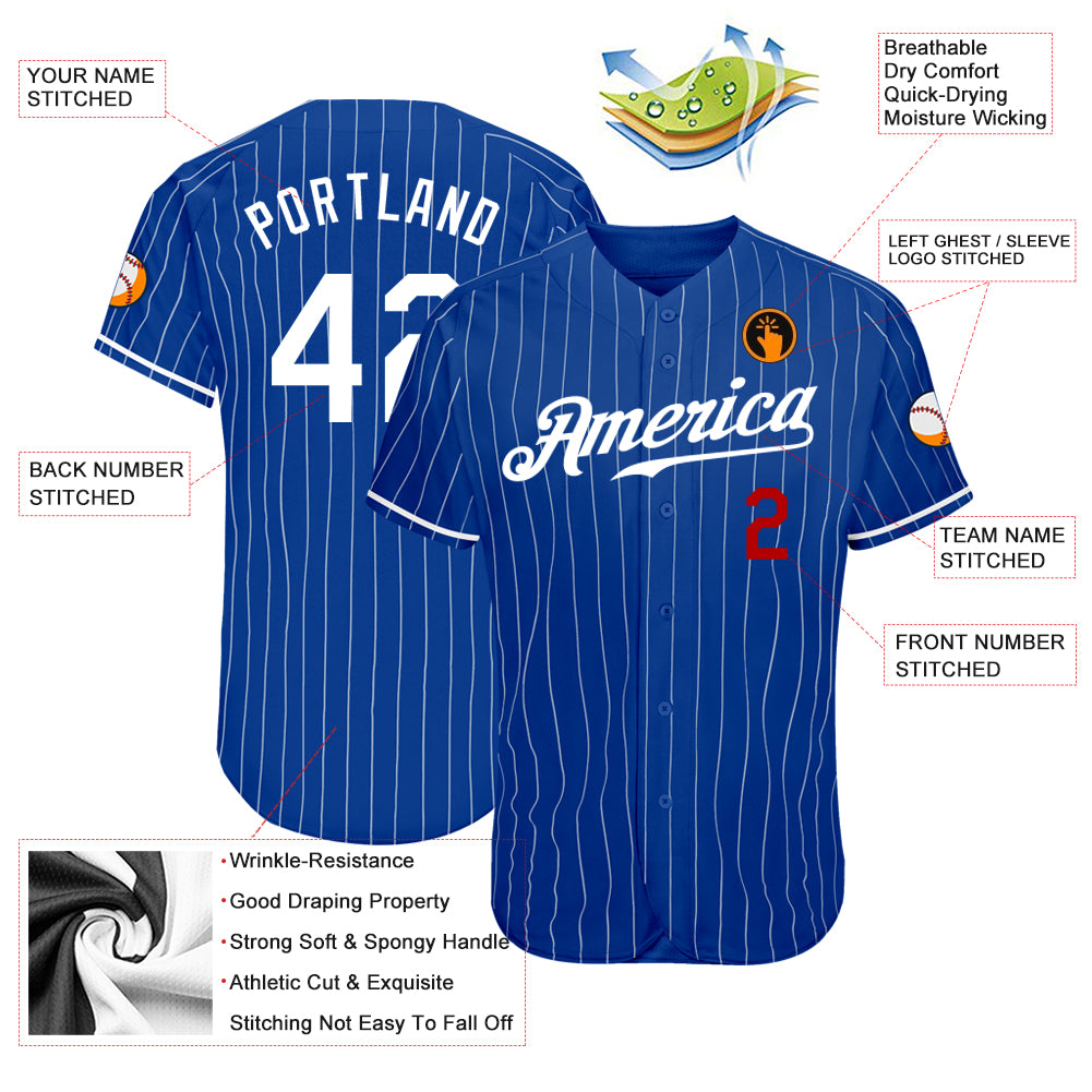 Custom Royal Baseball Jerseys, Baseball Uniforms For Your Team – Tagged  Royal Pinstripe