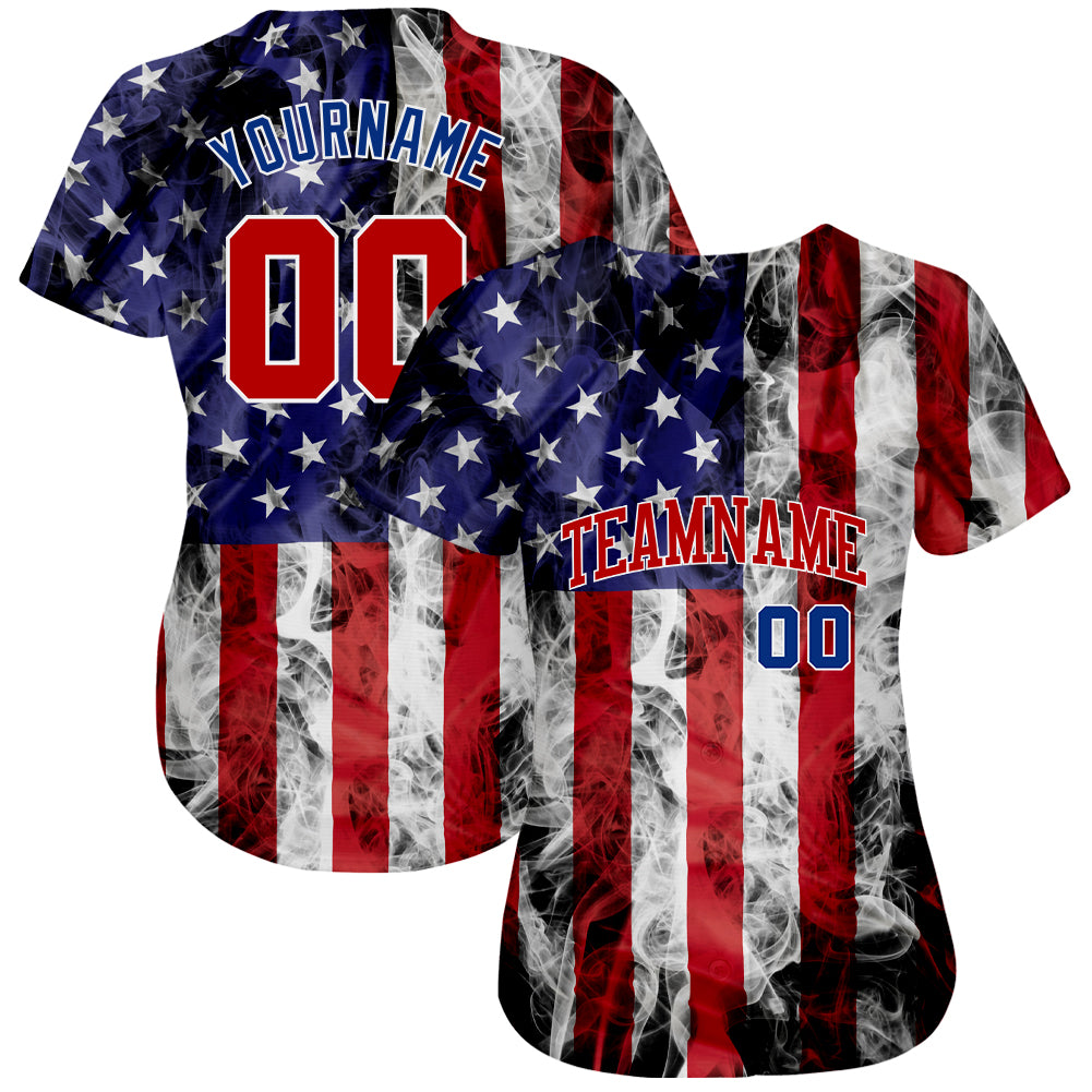 Premium Personalised All Gave Some US Veteran Red Baseball Jersey –