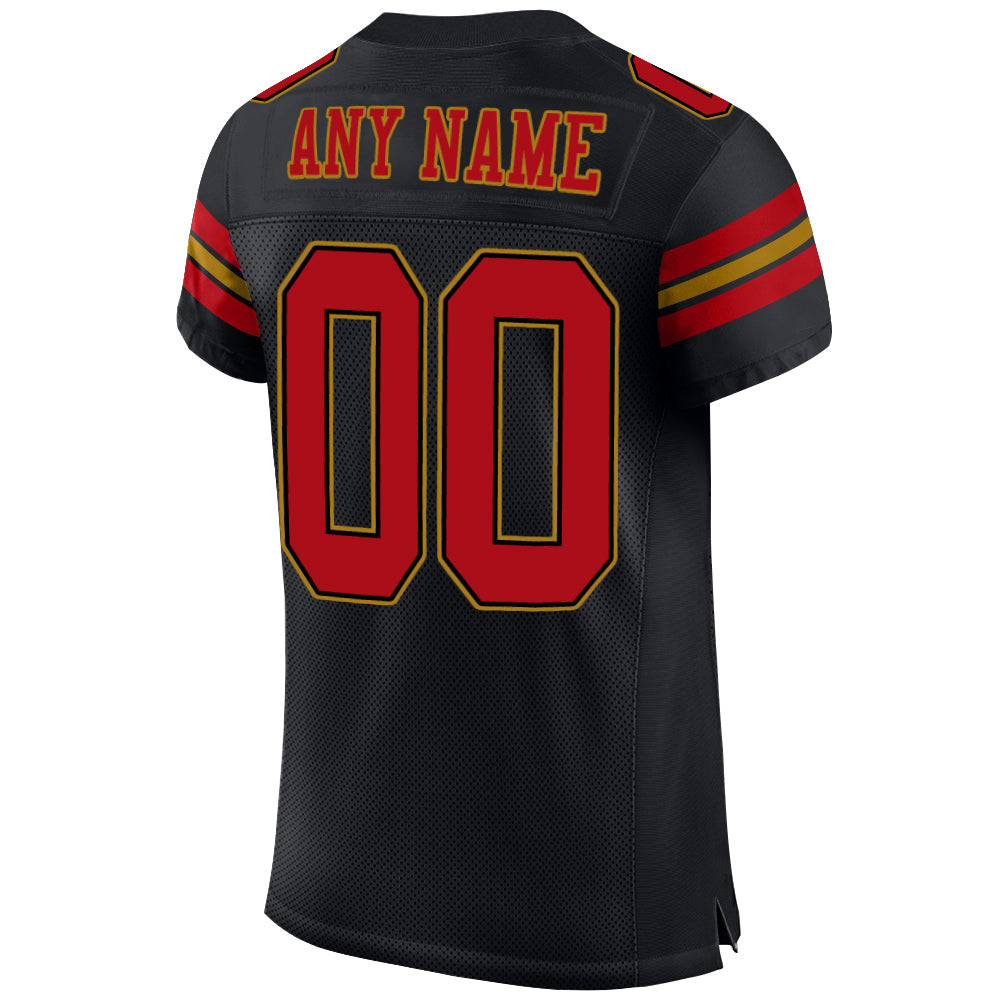 Black and red redskins cheap jersey