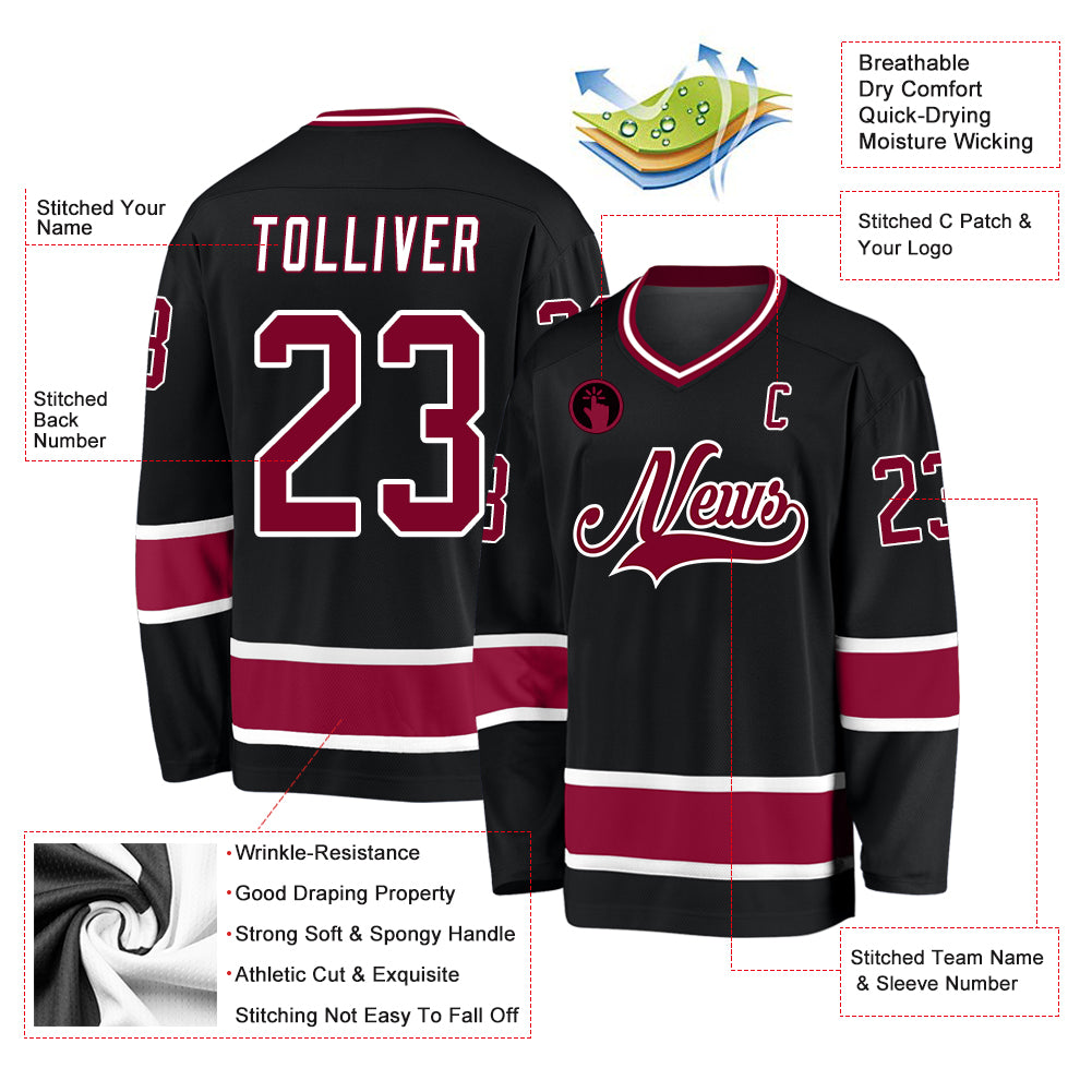 Custom Hockey Jerseys: Numbering, Lettering, & Logo Materials – Discount  Hockey