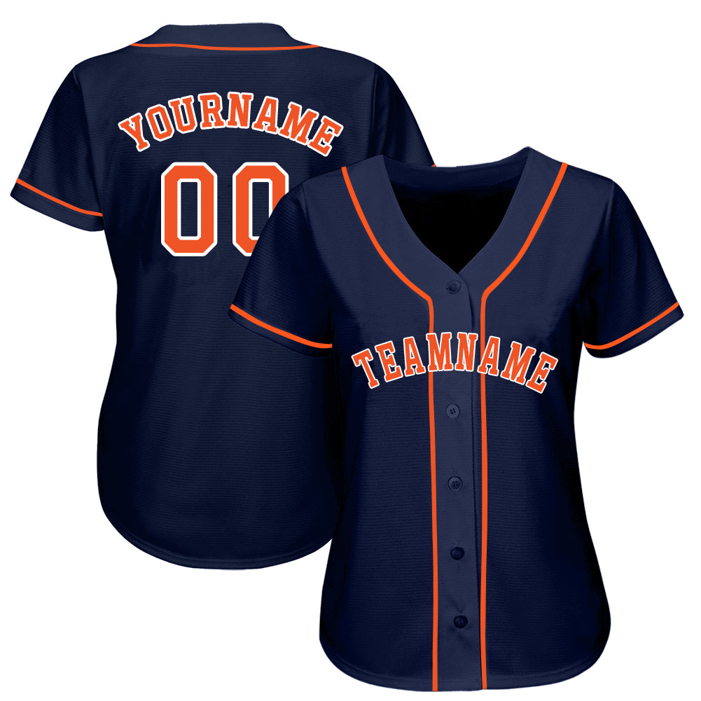 Custom Camo Navy-Orange Authentic Salute To Service Baseball Jersey –  CustomJerseysPro