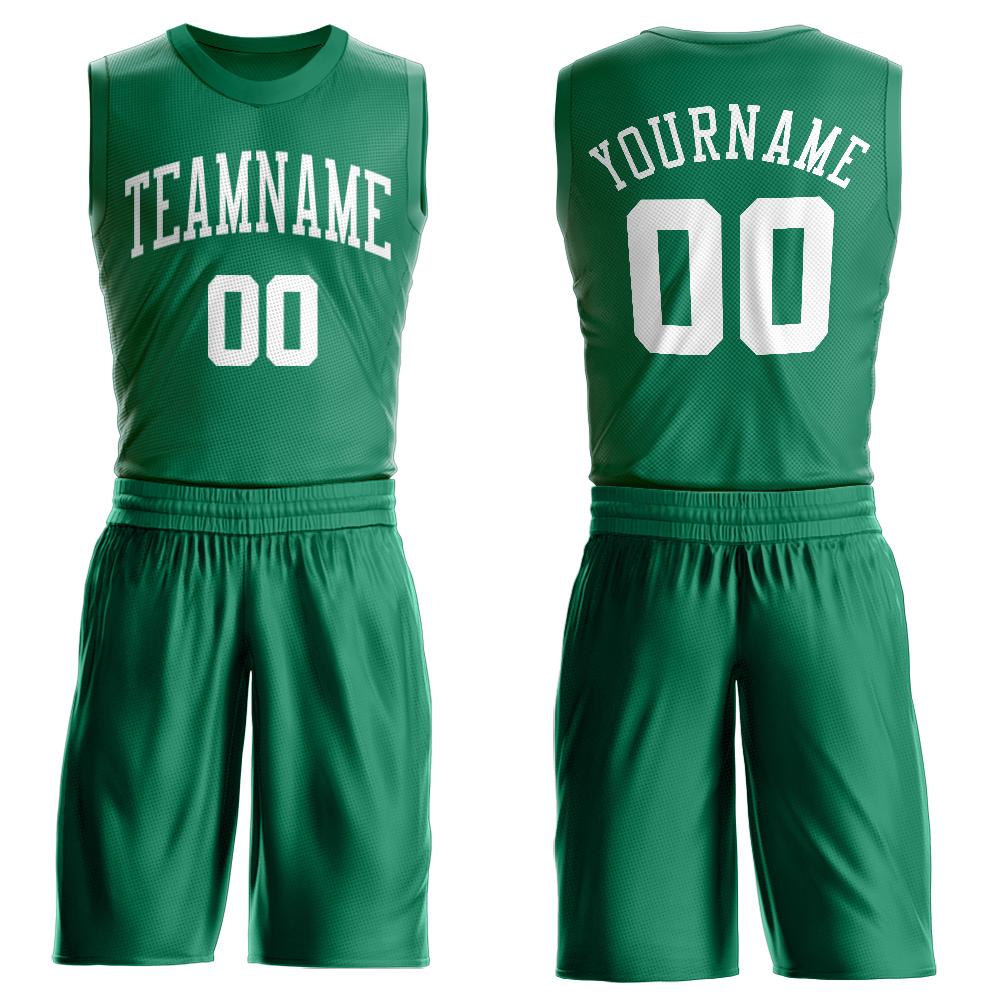Custom Teal Pink Round Neck Sublimation Basketball Suit Jersey