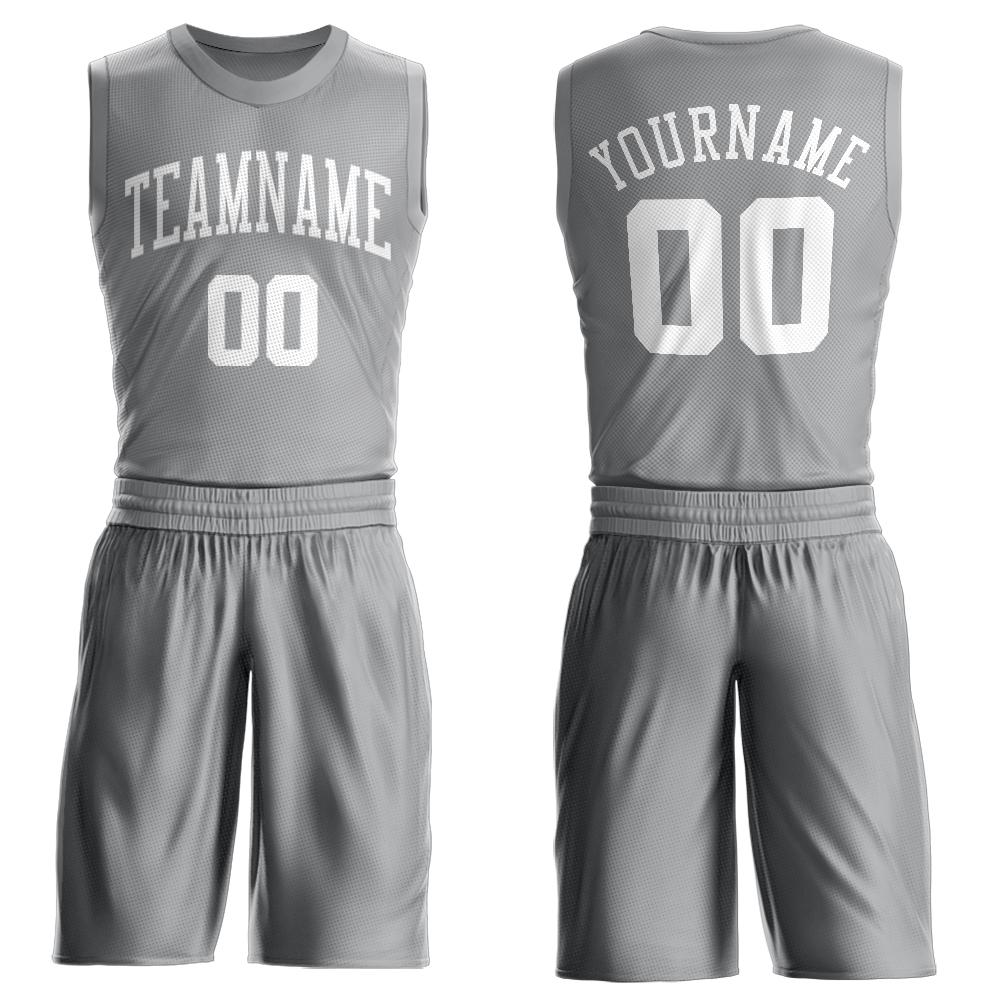 Personalized Grey Brooklyn Basketball Jersey Men Top City Night View Team  Blouses Sleeveless Custom San Antonio Basket Shirt