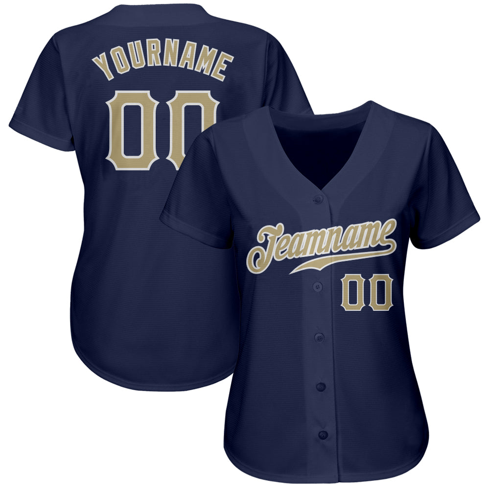 Hot] New Custom Oral Roberts Golden Eagles Jersey WS Navy