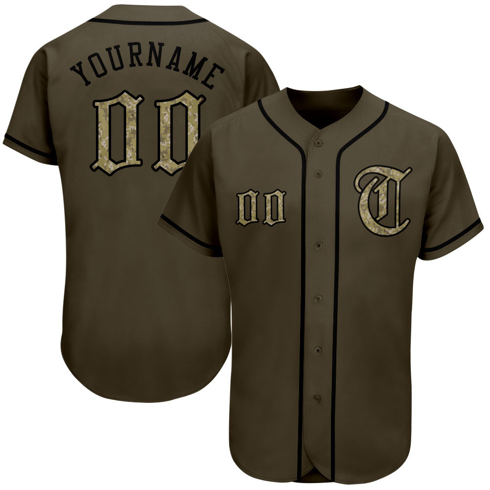 Military Baseball Custom Camo Baseball Jerseys