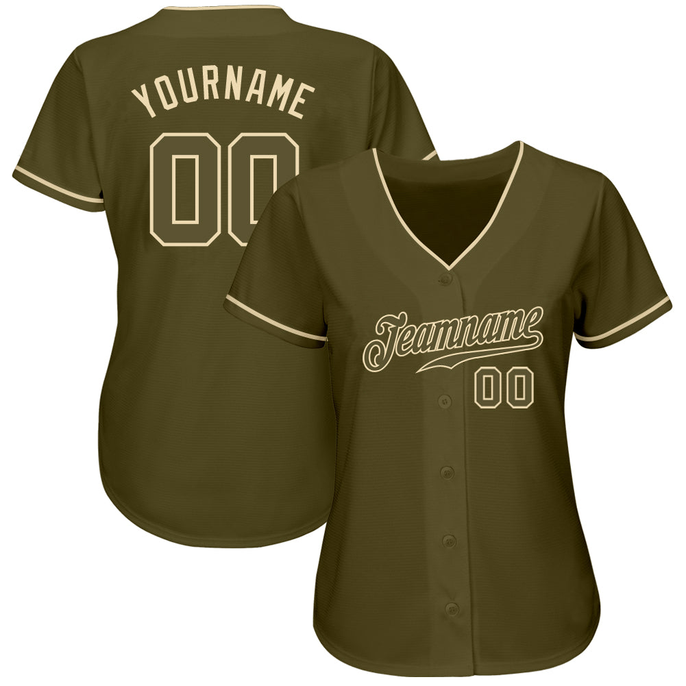 Cheap Custom Olive Neon Yellow-Black Authentic Salute To Service Baseball  Jersey Free Shipping – CustomJerseysPro