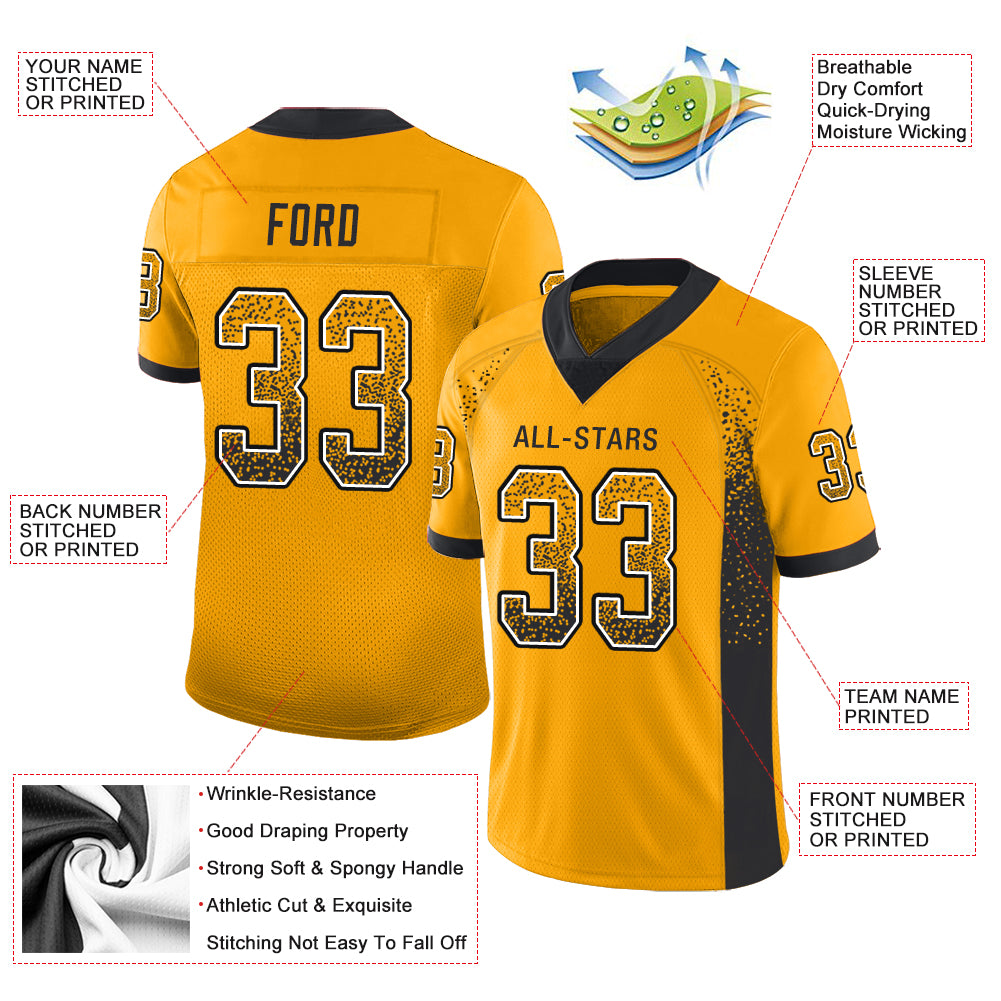 Pittsburgh Custom Football Jersey – USA Made Dropship