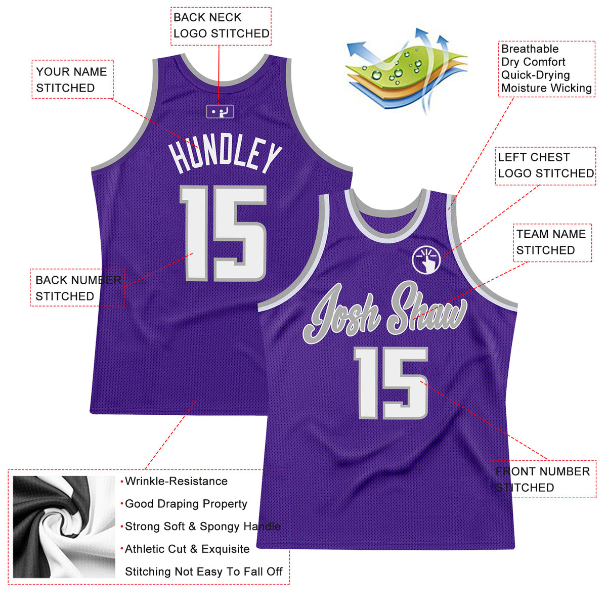 Custom Purple Pink-White Round Neck Rib-Knit Basketball Jersey –  ZhongXingHuiTian