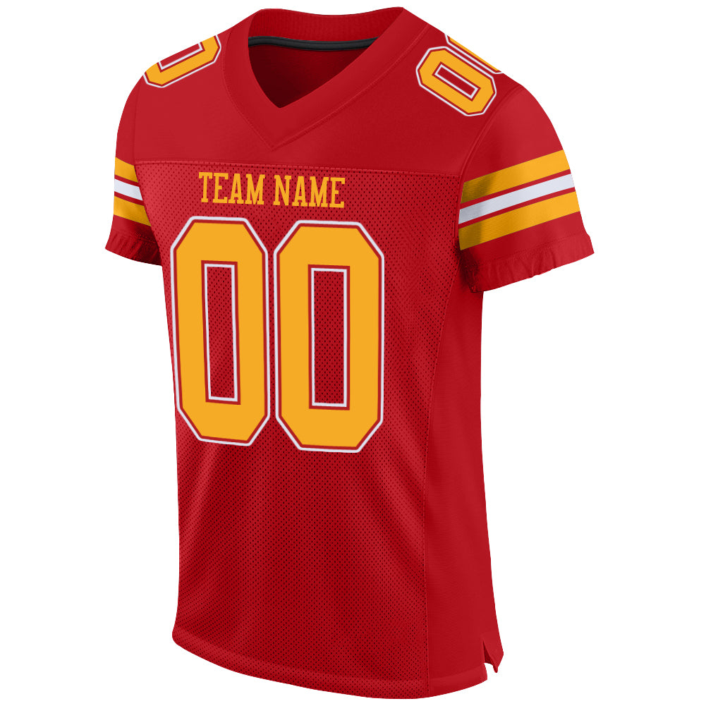 red and gold 49ers jersey