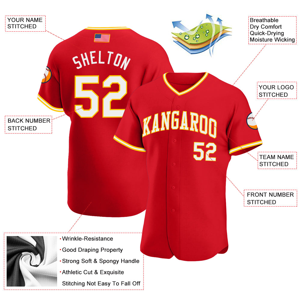 St. Louis Cardinals Custom Name & Number Baseball Jersey Shirt