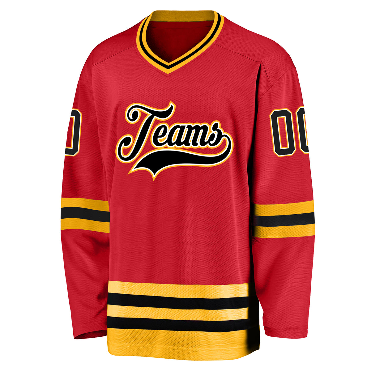 Custom Gray Red-Black Hockey Jersey Discount