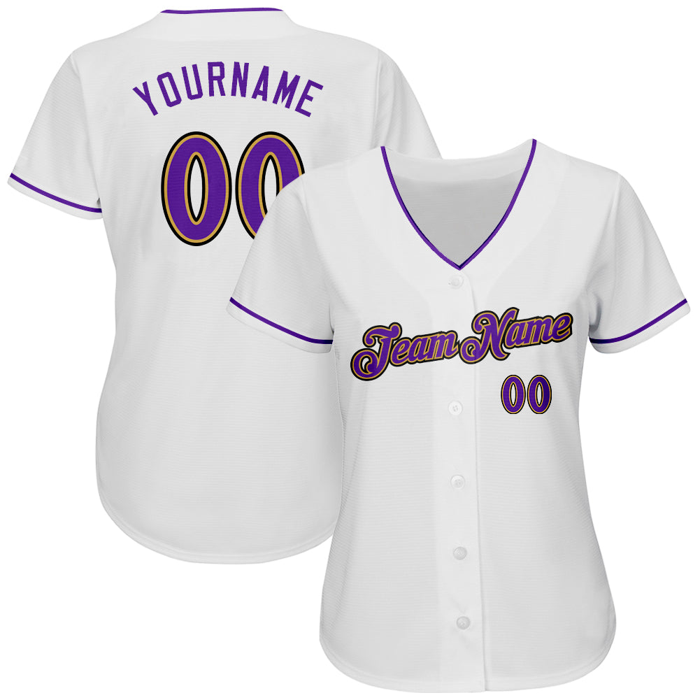 Custom Aqua Purple Pinstripe Purple-White Authentic Baseball Jersey Men's Size:2XL