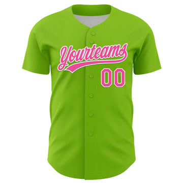 Custom Neon Green Baseball Jerseys Baseball Uniforms For Your Team