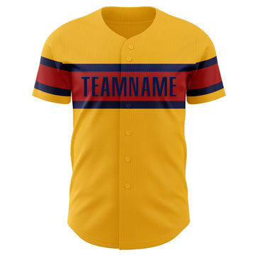 Custom Gold Baseball Jerseys, Baseball Uniforms For Your Team