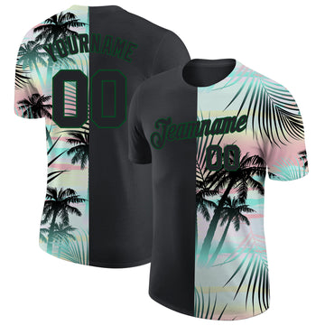 Custom 3D Pattern Cartoon Tropical Hawaii Rainforest Authentic Basketball  Jersey #fansidea #custom #fashionstyle #embroidery #customized…