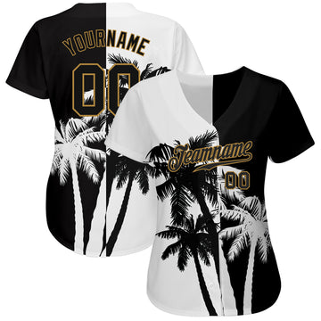 CUSTOM HAWAII PALM TREES AUTHENTIC BASEBALL JERSEY, Anniversary Gift