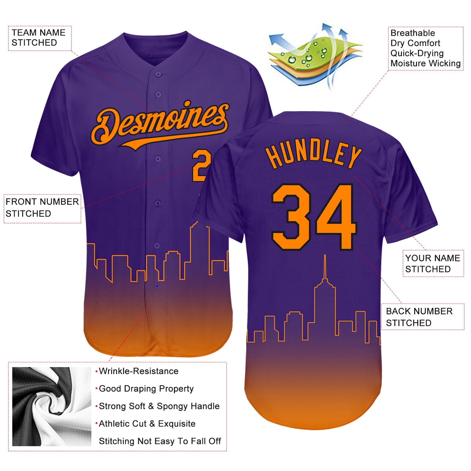 Baseball Uniform Sublimated Phoenix