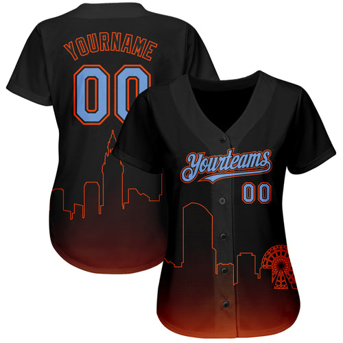 Cheap Custom Aqua Orange 3D Miami City Edition Fade Fasion Authentic  Baseball Jersey Free Shipping – CustomJerseysPro