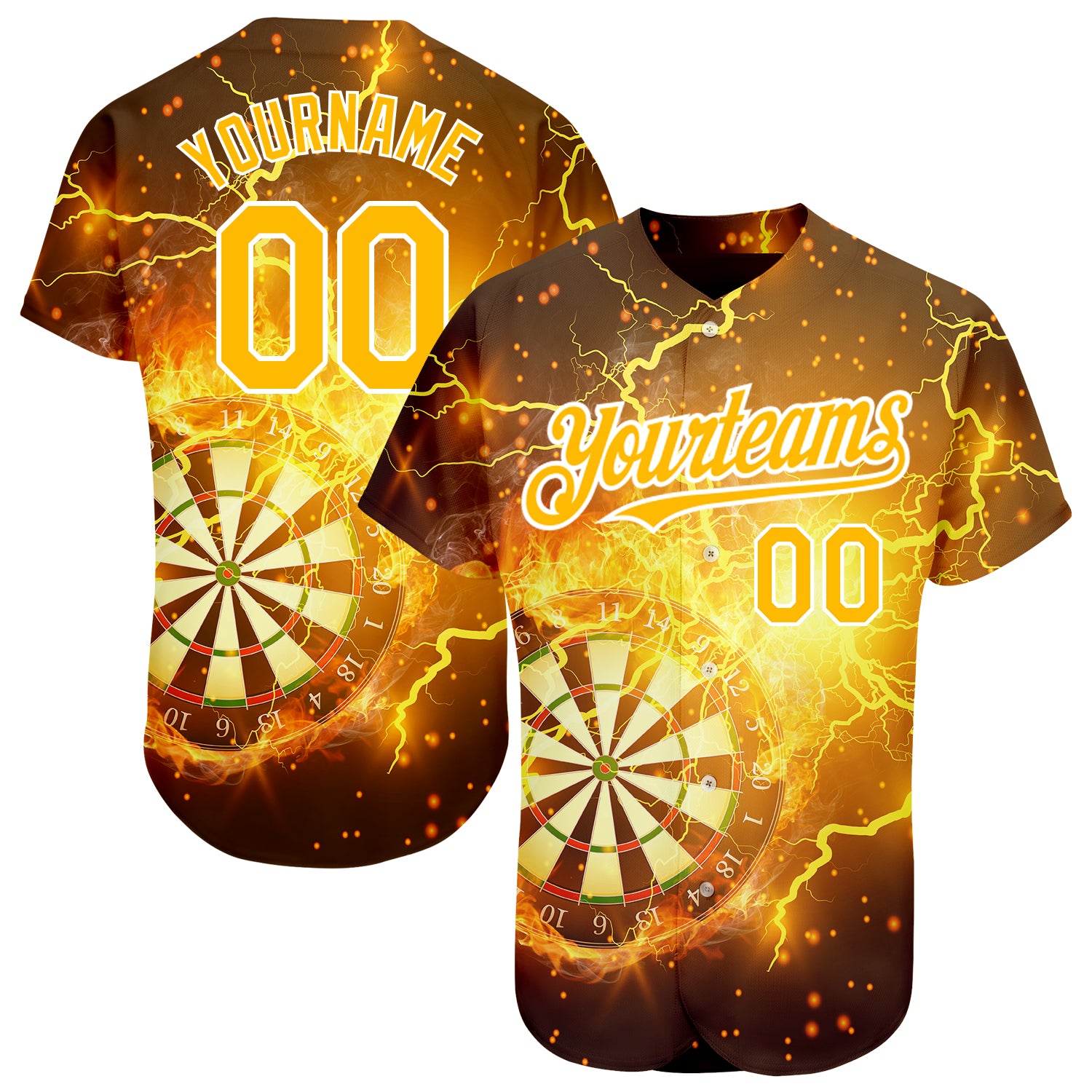 Custom Baseball Jersey 3D Pattern Design Sport Authentic Men's Size:XL