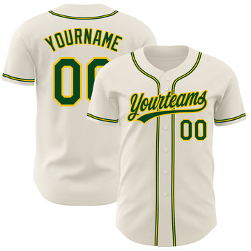 Custom Cream Baseball Jerseys, Baseball Uniforms For Your Team