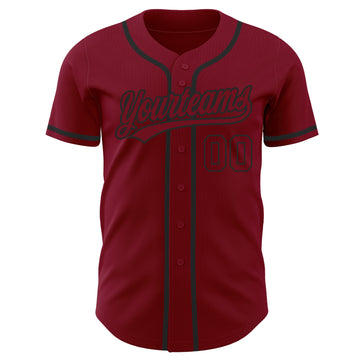 Unisex Full Button Plain Red Custom Baseball Jerseys | YoungSpeeds