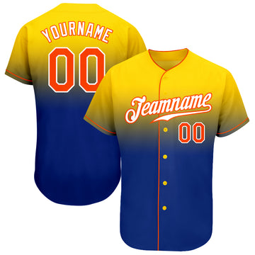 AS Roma Custom Name Yellow Red Baseball Jersey