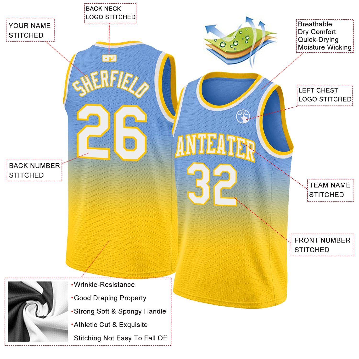 Custom Blue Basketball Jersey  Sport outfits, Basketball jersey,  Breathable fabric