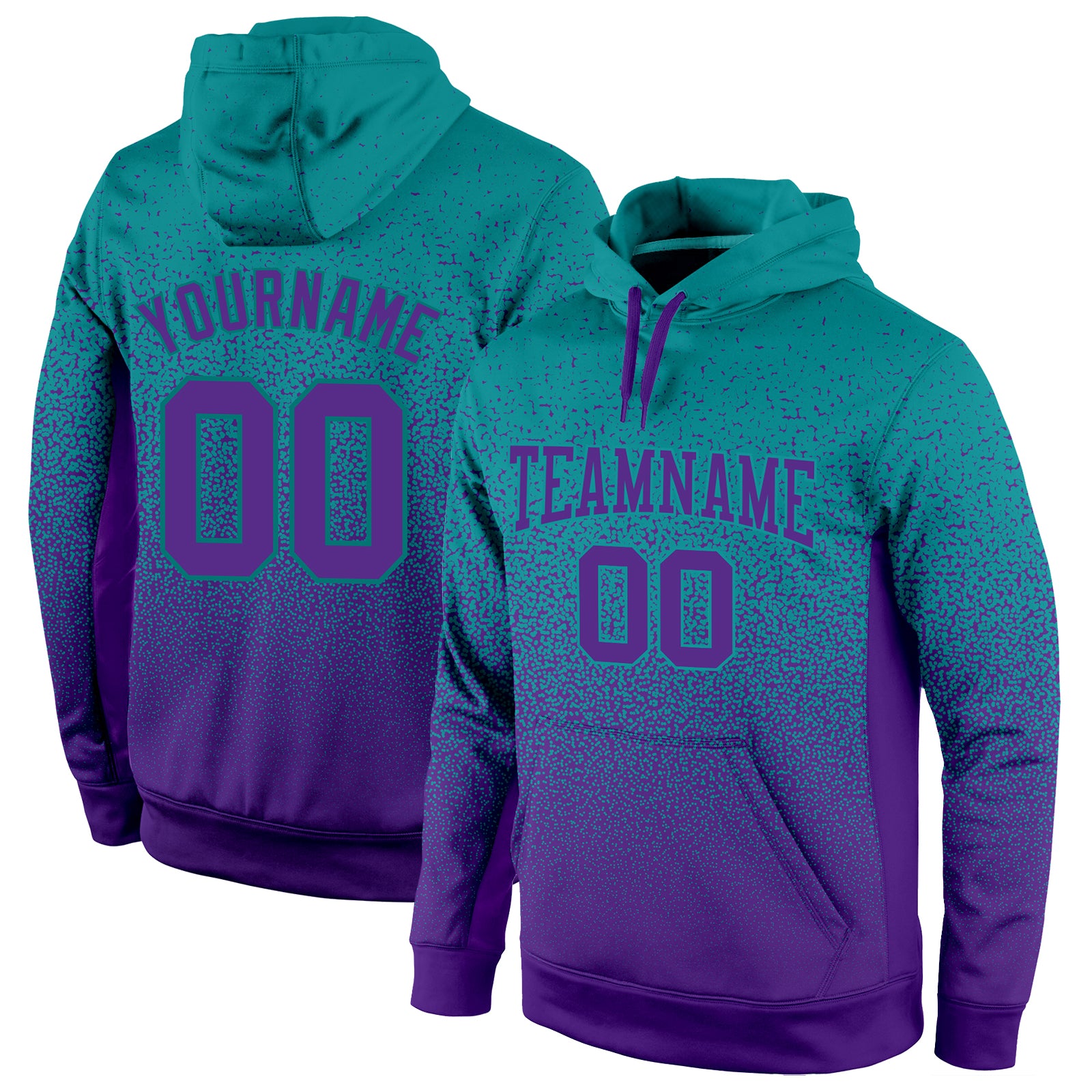 Custom deals purple hoodie