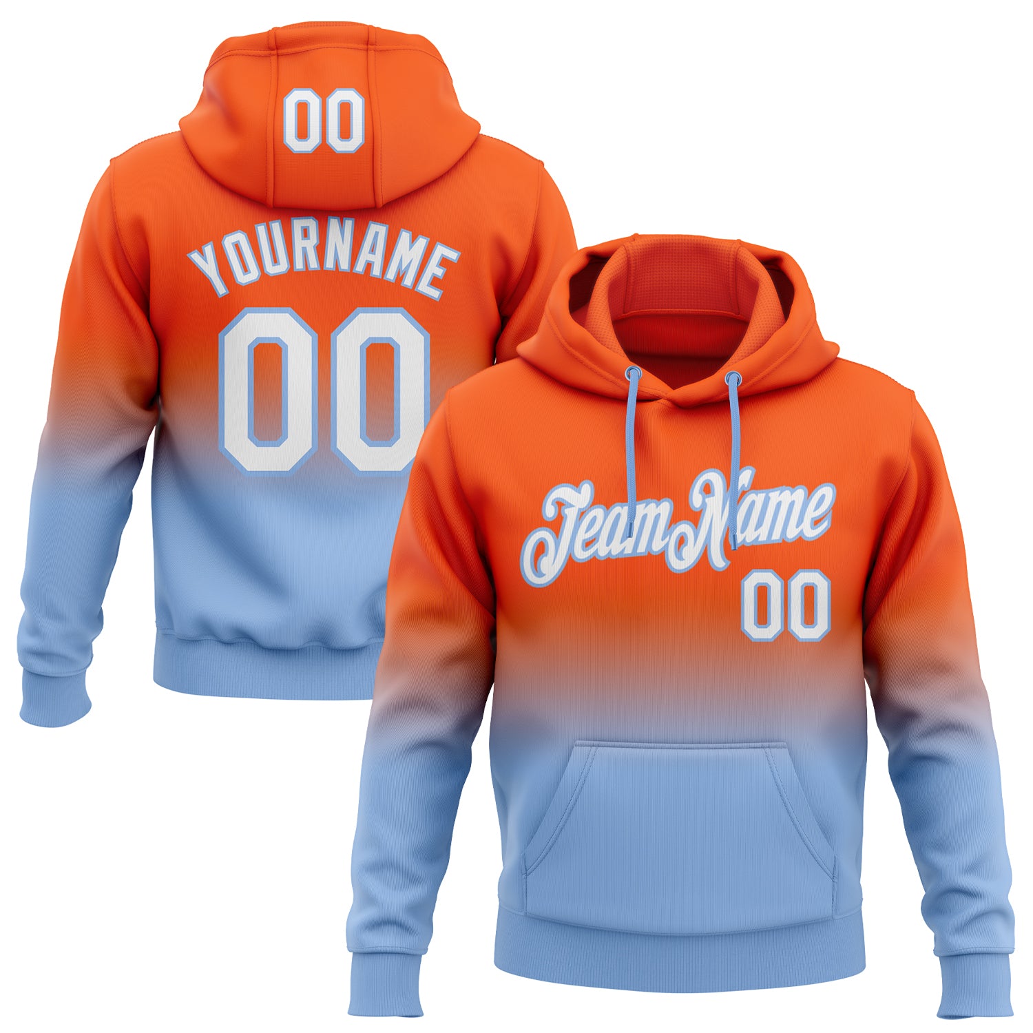 Orange and best sale blue sweatshirt