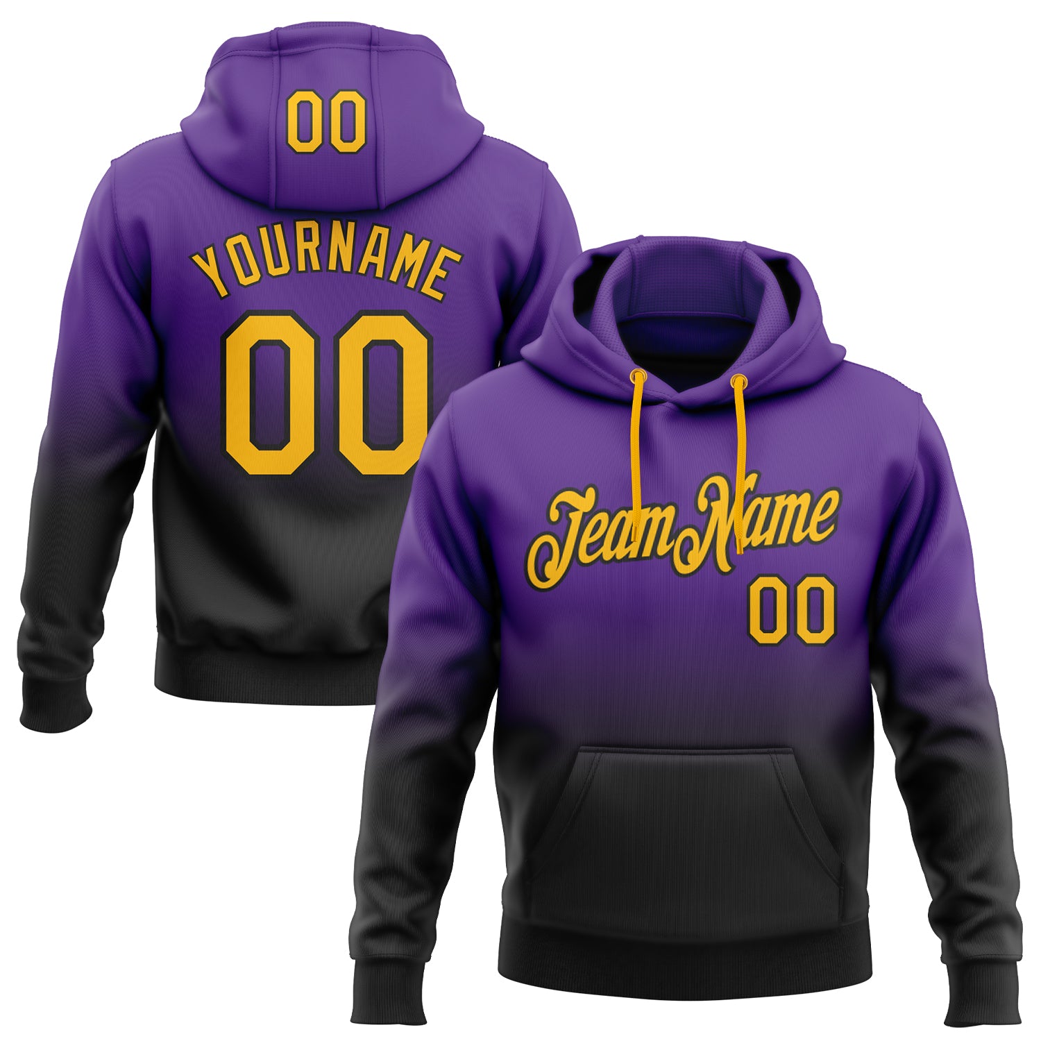 Purple and gold online sweatshirt