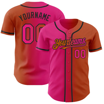 Hot pink discount baseball jersey