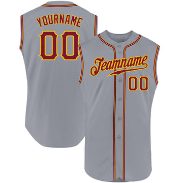 Custom Light Gray Baseball Jerseys, Baseball Uniforms For Your Team