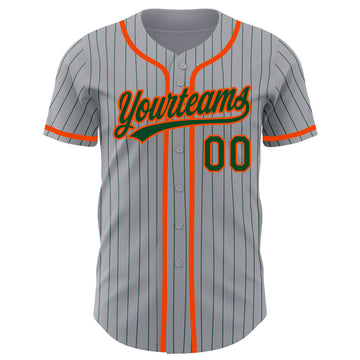 Cheap Custom Gray White Pinstripe Red Authentic Baseball Jersey Free  Shipping – CustomJerseysPro