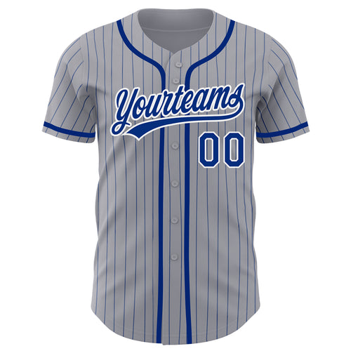 Custom White Royal Baseball Jersey – CustomJerseysPro