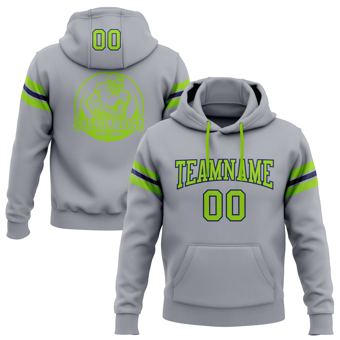 Neon pullover store hoodies