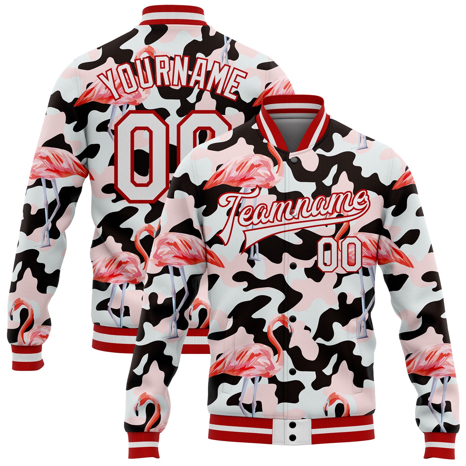 Cheap Custom Camo Pink-Black Salute To Service Long Sleeve