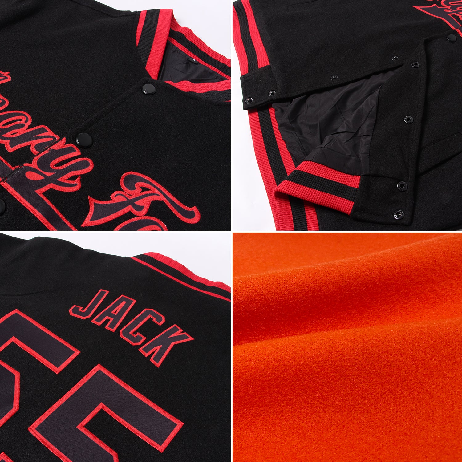 Chicago Bulls Starter Youth Raglan Full-Snap Varsity Jacket - Red