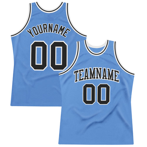 Creat Basketball Authentic Black Purple Throwback Light Blue