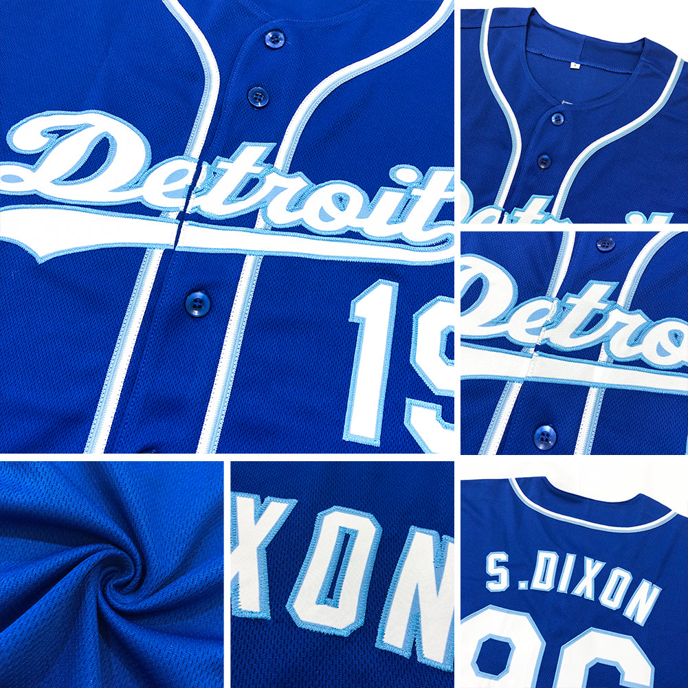 Blue Baseball Jerseys.