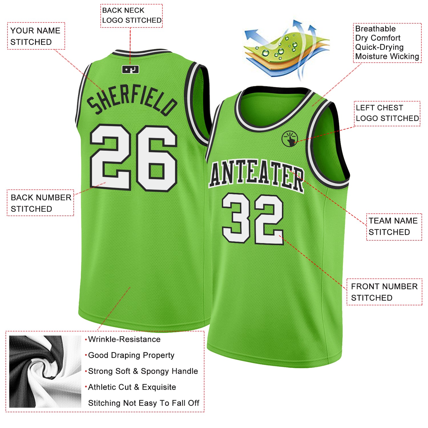 Cheap Custom White Mexican Flag Red-Kelly Green-Black 3D Authentic  Basketball Jersey Free Shipping – CustomJerseysPro