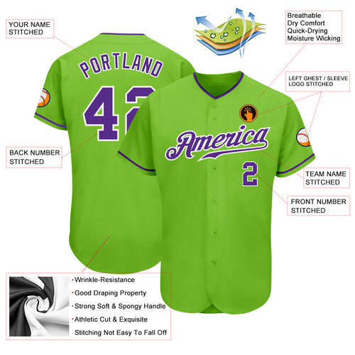 Custom 3 Color Baseball Jersey Forest Green Purple Red -  Israel